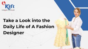 An image depicting the article tile daily life of a fashion designer